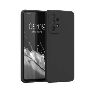 Husa Kwmobile pentru Samsung Galaxy A33 5G, Silicon, Negru, 57833.01 - Img 1