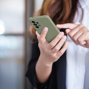 Husa kwmobile pentru Samsung Galaxy A33 5G, Silicon, Verde, 57833.172 - Img 8