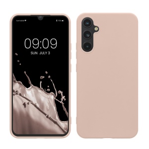 Husa Kwmobile pentru Samsung Galaxy A34 5G, Crem, Silicon, 60809.225 - Img 1