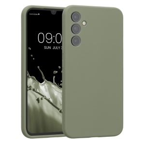 Husa Kwmobile pentru Samsung Galaxy A34 5G, Verde deschis, Silicon, 60807.172 - Img 1