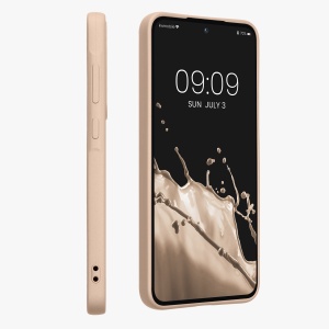 Husa Kwmobile pentru Samsung Galaxy A35, Auriu, Silicon, KWM000021PC005C - Img 4
