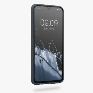 Husa Kwmobile pentru Samsung Galaxy A40, Silicon, Albastru, 48547.186 - Img 3