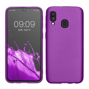 Husa Kwmobile pentru Samsung Galaxy A40, Violet, Silicon, 48546.24 - Img 1