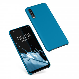 Husa Kwmobile pentru Samsung Galaxy A50, Silicon, Albastru, 48715.224 - Img 2