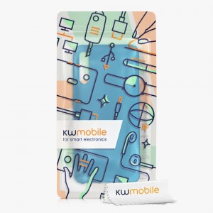Husa Kwmobile pentru Samsung Galaxy A50, Silicon, Albastru, 48715.224 - Img 7