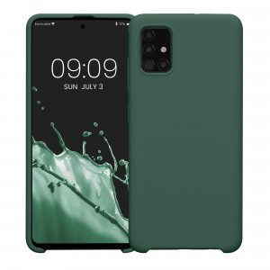 Husa Kwmobile pentru Samsung Galaxy A51, Verde, Silicon, 51197.166 - Img 2