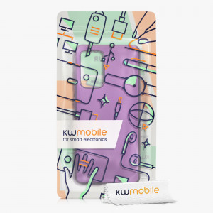 Husa kwmobile pentru Samsung Galaxy A52/Galaxy A52 5G/Galaxy A52s 5G, Silicon, Violet, 54351.240 - Img 4
