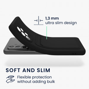 Husa Kwmobile pentru Samsung Galaxy A53 5G, Silicon, Negru, 58146.01 - Img 3