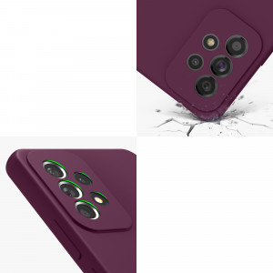Husa Kwmobile pentru Samsung Galaxy A53 5G, Silicon, Violet, 57835.187 - Img 8