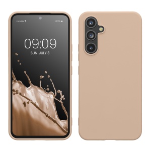Husa Kwmobile pentru Samsung Galaxy A54 5G, Crem, Silicon, KWM000018FR023C - Img 1