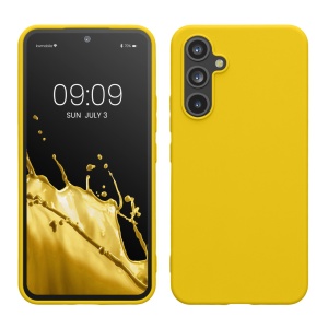 Husa Kwmobile pentru Samsung Galaxy A54 5G, Galben, Silicon, KWM000018FR038C - Img 1