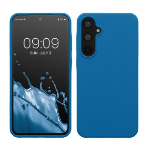 Husa Kwmobile pentru Samsung Galaxy A55 5G, Albastru, Silicon, KWM000021ME027C - Img 1