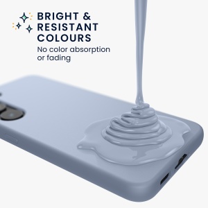 Husa Kwmobile pentru Samsung Galaxy A55, Albastru deschis, Silicon, KWM000021ME003C - Img 5