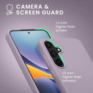 Husa Kwmobile pentru Samsung Galaxy A55, Mov, Silicon, KWM000021MG005C - Img 6