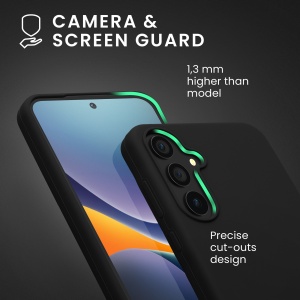 Husa Kwmobile pentru Samsung Galaxy A55, Negru, Silicon, KWM000021ME001C - Img 6