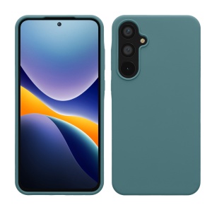 Husa Kwmobile pentru Samsung Galaxy A55, Verde inchis, Silicon, KWM000021ME017C - Img 1