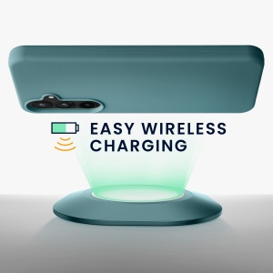 Husa Kwmobile pentru Samsung Galaxy A55, Verde inchis, Silicon, KWM000021ME017C - Img 8