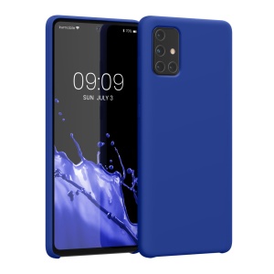 Husa Kwmobile pentru Samsung Galaxy A71, Albastru, Silicon, 51209.134 - Img 1