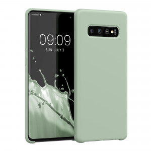 Husa Kwmobile pentru Samsung Galaxy S10 Plus, Silicon, Verde, 49028.172 - Img 1