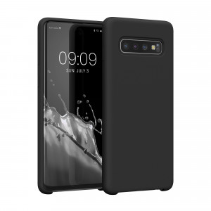 Husa kwmobile pentru Samsung Galaxy S10, Silicon, Negru, 47732.01 - Img 1