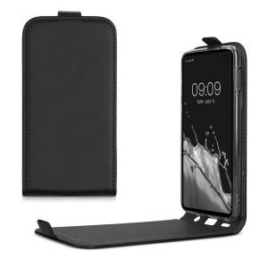 Husa Kwmobile pentru Samsung Galaxy S10e, Negru, Piele ecologica/Silicon, KWM000021VP001C - Img 1