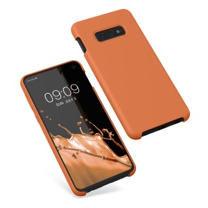 Husa Kwmobile pentru Samsung Galaxy S10e, Portocaliu, Silicon, KWM000009SG042C - Img 2