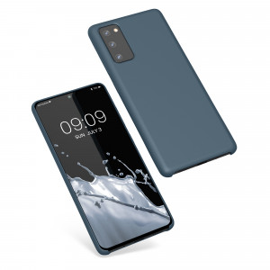 Husa Kwmobile pentru Samsung Galaxy S20 FE, Silicon, Albastru, 53605.202 - Img 2