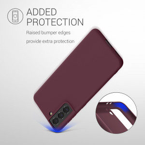 Husa Kwmobile pentru Samsung Galaxy S21, Silicon, Violet, 54055.190 - Img 7