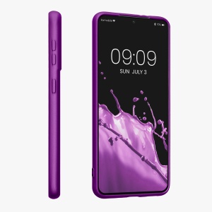 Husa Kwmobile pentru Samsung Galaxy S21, Violet, Silicon, 54057.24 - Img 3