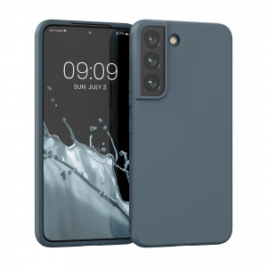 Husa Kwmobile pentru Samsung Galaxy S22, Silicon, Albastru, 56758.202 - Img 1
