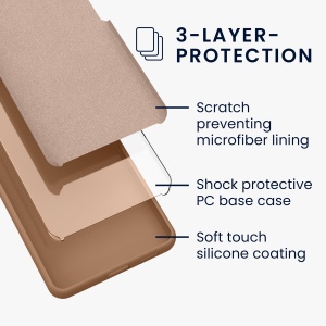 Husa Kwmobile pentru Samsung Galaxy S23, Crem, Silicon, KWM000017WB050C - Img 5