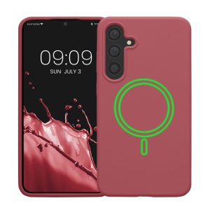 Husa Kwmobile pentru Samsung Galaxy S24 Plus, Roz inchis, Silicon, KWM000021RI002C - Img 2