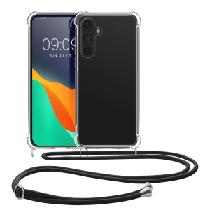 Husa Kwmobile pentru Samsung Galaxy S24 Plus, Transparent/Negru, Silicon, KWM000021LJ001C - Img 2