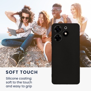 Husa Kwmobile pentru Tecno Spark 10 Pro, Negru, Silicon, 61757.47 - Img 3