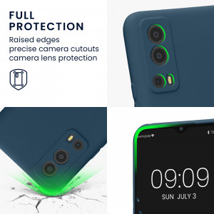 Husa Kwmobile pentru Vivo Y72 5G, Silicon, Verde, 59095.78 - Img 4