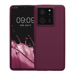 Husa Kwmobile pentru Xiaomi 13T/13T Pro, Visiniu, Silicon, KWM000020IV004C - Img 2