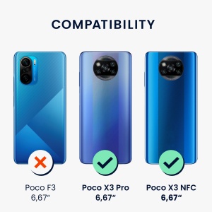 Husa Kwmobile pentru Xiaomi Poco X3 NFC/Poco X3 Pro, Verde inchis, Silicon, KWM000011YY043C - Img 6