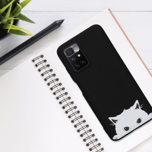 Husa Kwmobile pentru Xiaomi Redmi 10 (2022)/Redmi 10 (2021), Negru/Alb, Silicon, KWM000013XL002C - Img 6