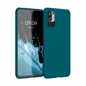 Husa Kwmobile pentru Xiaomi Redmi Note 10 5G, Silicon, Albastru, 54947.224 - Img 1