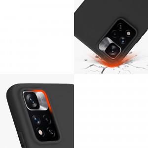 Husa Kwmobile pentru Xiaomi Redmi Note 11 Pro Plus 5G, Silicon, Negru, 58095.47 - Img 8