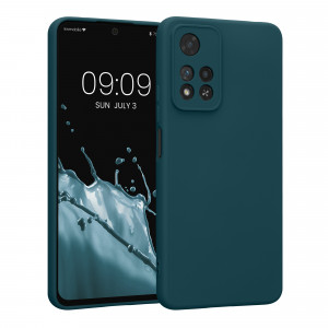Husa Kwmobile pentru Xiaomi Redmi Note 11 Pro Plus 5G, Silicon, Verde, 58097.57 - Img 1