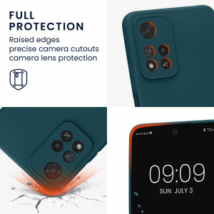 Husa Kwmobile pentru Xiaomi Redmi Note 11 Pro Plus 5G, Silicon, Verde, 58097.57 - Img 4