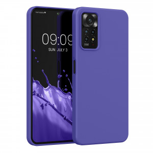 Husa Kwmobile pentru Xiaomi Redmi Note 11 Pro/Redmi Note 11 Pro 5G, Silicon, Albastru, 57373.234 - Img 1