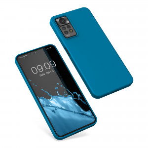 Husa Kwmobile pentru Xiaomi Redmi Note 11 Pro/Redmi Note 11 Pro 5G, Silicon, Albastru, 57373.224 - Img 2