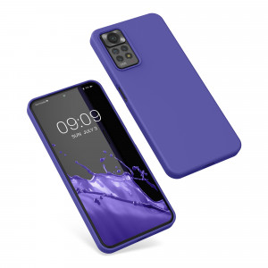 Husa Kwmobile pentru Xiaomi Redmi Note 11 Pro/Redmi Note 11 Pro 5G, Silicon, Albastru, 57373.234 - Img 2