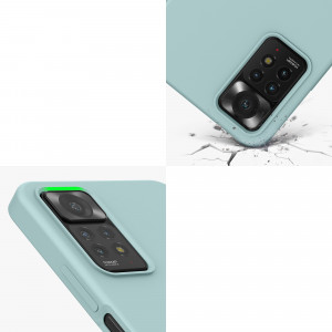Husa Kwmobile pentru Xiaomi Redmi Note 11 Pro/Redmi Note 11 Pro 5G, Silicon, Verde, 57373.200 - Img 8