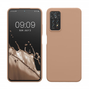 Husa kwmobile pentru Xiaomi Redmi Note 11 Pro/Redmi Note 11 Pro 5G/Redmi Note 12 Pro , Silicon, Maro, 57373.246 - Img 1