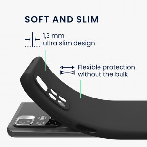 Husa Kwmobile pentru Xiaomi Redmi Note 11S 5G/Poco M4 Pro 5G, Silicon, Negru, 57024.01 - Img 3