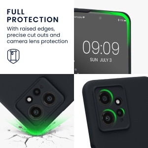 Husa Kwmobile pentru Xiaomi Redmi Note 12, Albastru inchis, Silicon, KWM000018UL021C - Img 4