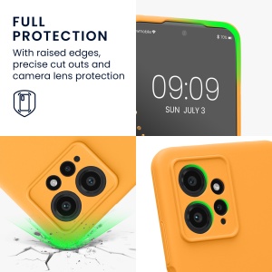 Husa Kwmobile pentru Xiaomi Redmi Note 12, Portocaliu, Silicon, KWM000018UL012C - Img 4